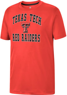 Colosseum Texas Tech Red Raiders Youth Red GCC SMU George Short Sleeve T-Shirt