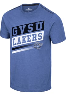 Colosseum Grand Valley State Lakers Blue Iginition Short Sleeve T Shirt