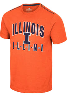 Colosseum Illinois Fighting Illini Orange Iginition Short Sleeve T Shirt