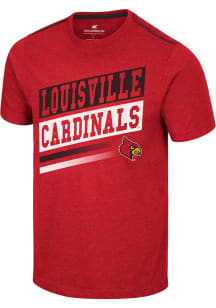 Colosseum Louisville Cardinals Red Iginition Short Sleeve T Shirt
