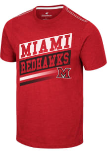 Colosseum Miami RedHawks Red Iginition Short Sleeve T Shirt