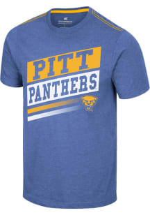 Colosseum Pitt Panthers Blue Iginition Short Sleeve T Shirt