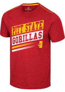 Colosseum Pitt State Gorillas Red Iginition Short Sleeve T Shirt