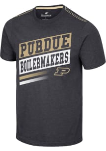 Colosseum Purdue Boilermakers Black Iginition Short Sleeve T Shirt