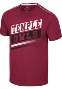 Colosseum Temple Owls Red Iginition Short Sleeve T Shirt