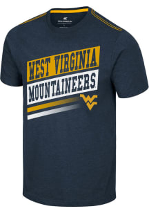 Colosseum West Virginia Mountaineers Navy Blue Iginition Short Sleeve T Shirt