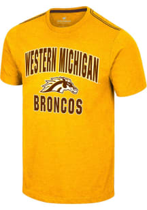 Colosseum Western Michigan Broncos Yellow Iginition Short Sleeve T Shirt