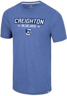 Colosseum Creighton Bluejays Blue Ticking Like This Short Sleeve T Shirt