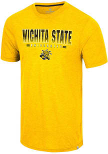 Colosseum Wichita State Shockers Gold Ticking Like This Short Sleeve T Shirt