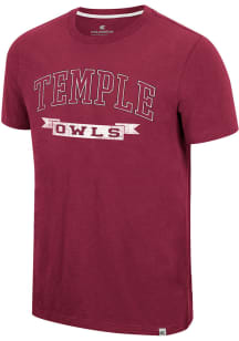 Colosseum Temple Owls Red Objection Short Sleeve T Shirt