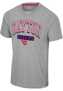 Colosseum Dayton Flyers Grey Yeah, You Blend Short Sleeve Fashion T Shirt