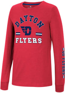Colosseum Dayton Flyers Youth Red Roof Long Sleeve T-Shirt
