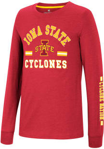 Colosseum Iowa State Cyclones Youth Cardinal Roof Long Sleeve T-Shirt