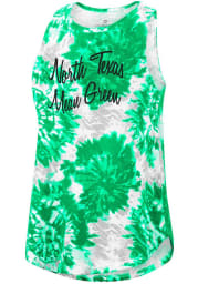Colosseum North Texas Mean Green Womens Kelly Green Lava Tank Top