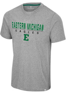 Colosseum Eastern Michigan Eagles Grey Yeah, You Blend Short Sleeve Fashion T Shirt