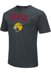 Colosseum IUPUI Jaguars Black Arch Name Short Sleeve T Shirt
