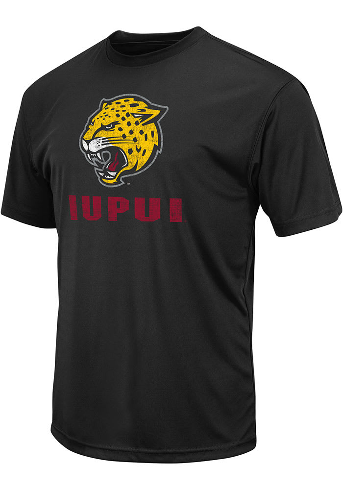 Colosseum IUPUI Jaguars Black Name Drop Short Sleeve T Shirt