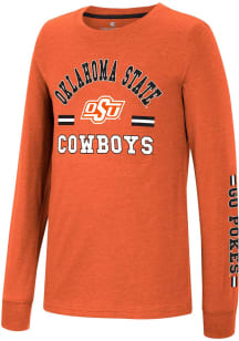 Colosseum Oklahoma State Cowboys Youth Orange Roof Long Sleeve T-Shirt