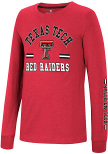Colosseum Texas Tech Red Raiders Youth Red Roof Long Sleeve T-Shirt