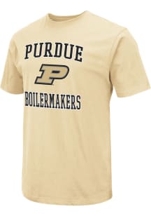 Purdue Boilermakers Gold Colosseum No 1 Short Sleeve T Shirt