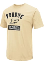 Colosseum Purdue Boilermakers Gold Pill Short Sleeve T Shirt