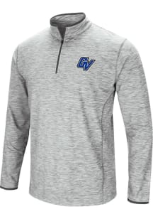 Colosseum Grand Valley State Lakers Mens Grey Sprint Long Sleeve 1/4 Zip Pullover