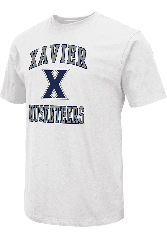Colosseum Xavier Musketeers White No 1 Graphic Short Sleeve T Shirt