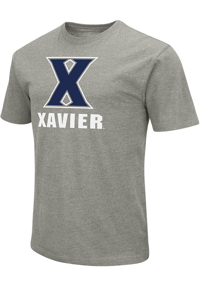 Colosseum Xavier Musketeers Grey Name Drop Short Sleeve T Shirt