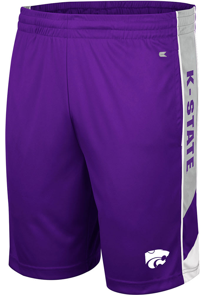 Colosseum K-State Wildcats Youth Purple Pool Shorts