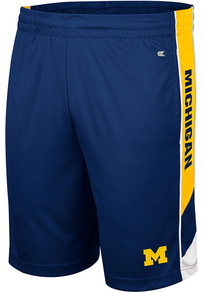 Colosseum Michigan Wolverines Youth Navy Blue Pool Shorts