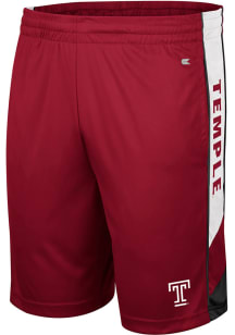 Colosseum Temple Owls Youth Red Pool Shorts