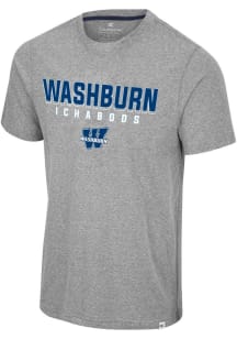Colosseum Washburn Ichabods Grey Yeah, You Blend Short Sleeve Fashion T Shirt