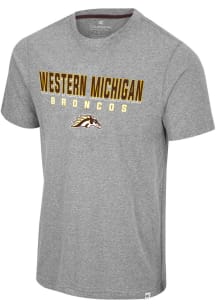 Colosseum Western Michigan Broncos Grey Yeah, You Blend Short Sleeve Fashion T Shirt