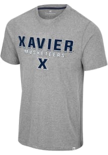 Colosseum Xavier Musketeers Grey Yeah, You Blend Short Sleeve Fashion T Shirt
