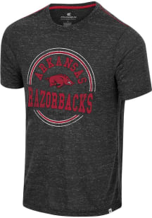 Colosseum Arkansas Razorbacks Charcoal Modicum Of Gratitude Short Sleeve T Shirt