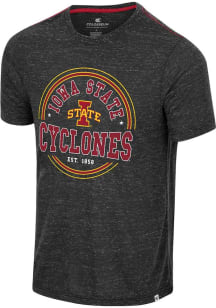 Colosseum Iowa State Cyclones Charcoal Modicum Of Gratitude Short Sleeve T Shirt