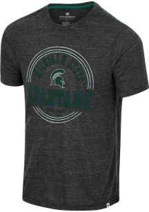 Colosseum Michigan State Spartans Charcoal Modicum of Gratitude Short Sleeve T Shirt
