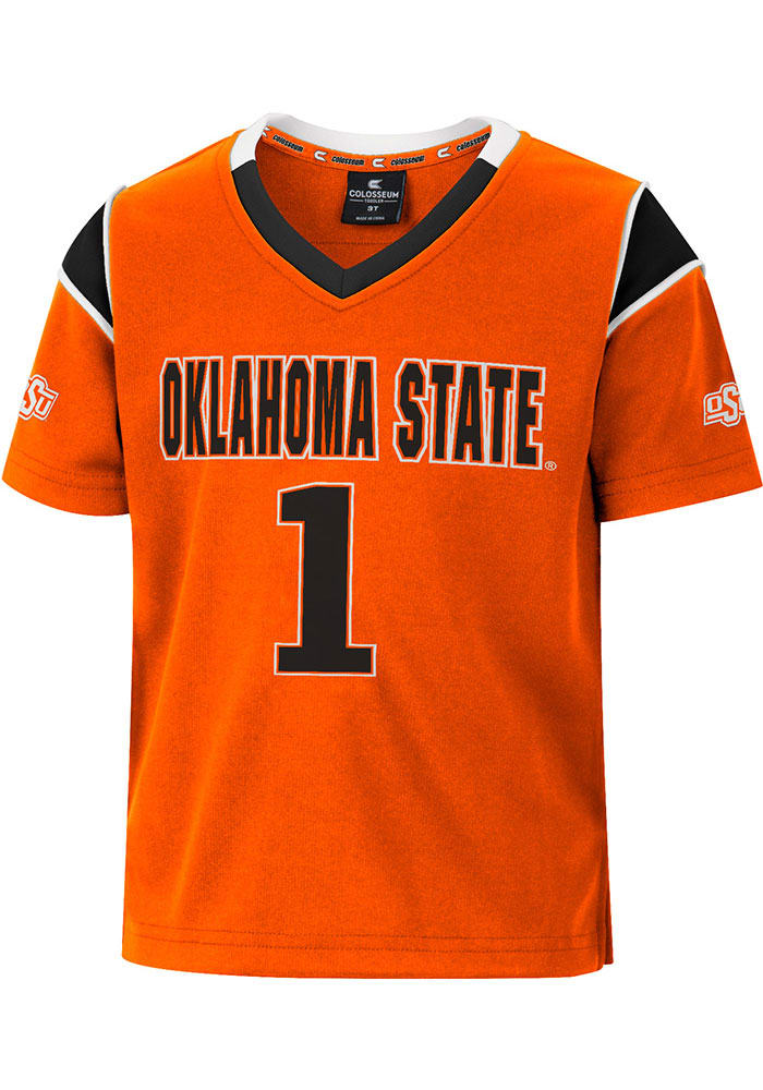 Colosseum Oklahoma State Cowboys Toddler Orange Let Things Happen Football Jersey