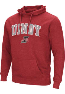 Colosseum Indianapolis Greyhounds Mens Cardinal CAMPUS Long Sleeve Hoodie