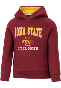 Colosseum Iowa State Cyclones Toddler Cardinal Chimney Long Sleeve Hooded Sweatshirt