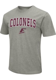 Colosseum Eastern Kentucky Colonels Grey Playbook Short Sleeve T Shirt