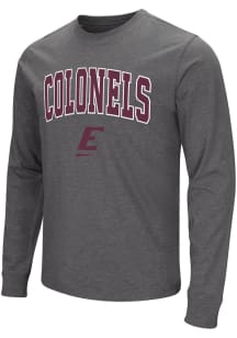 Colosseum Eastern Kentucky Colonels Grey Playbook Long Sleeve T Shirt