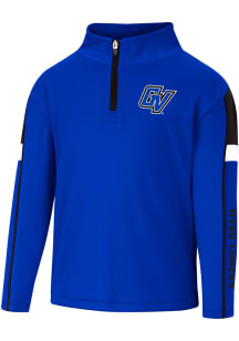 Colosseum Grand Valley State Lakers Toddler Blue Screever Long Sleeve 1/4 Zip