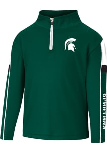 Colosseum Michigan State Spartans Toddler Green Screever Long Sleeve 1/4 Zip