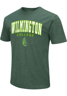 Colosseum Wilmington College Quakers Green Playbook Short Sleeve T Shirt
