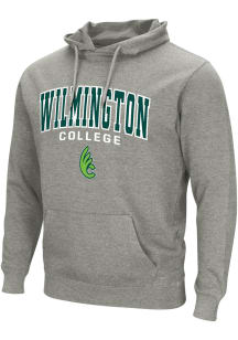 Colosseum Wilmington College Quakers Mens Grey CAMPUS Long Sleeve Hoodie