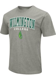 Colosseum Wilmington College Quakers Grey Playbook Short Sleeve T Shirt