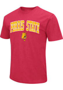 Colosseum Ferris State Bulldogs Red Playbook Short Sleeve T Shirt