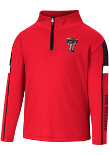 Colosseum Texas Tech Red Raiders Toddler Red Screever Long Sleeve 1/4 Zip