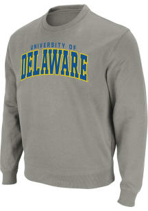 Colosseum Delaware Fightin' Blue Hens Mens Grey STADIUM Long Sleeve Crew Sweatshirt